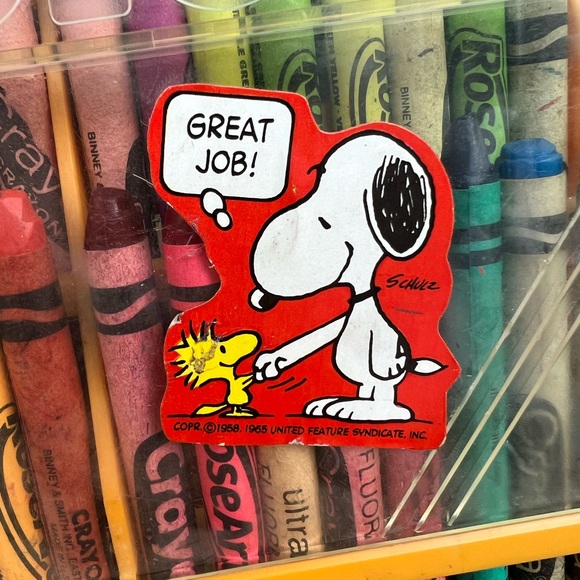 Vintage 60’s/70’s CRAYOLA CRAYON Carrying Case - Picture 5 of 5